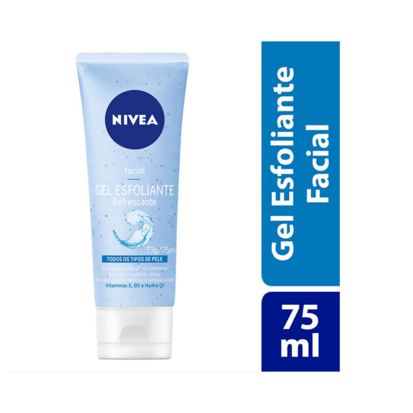 Gel Esfoliante Facial Nivea Refrescante Com 75ml