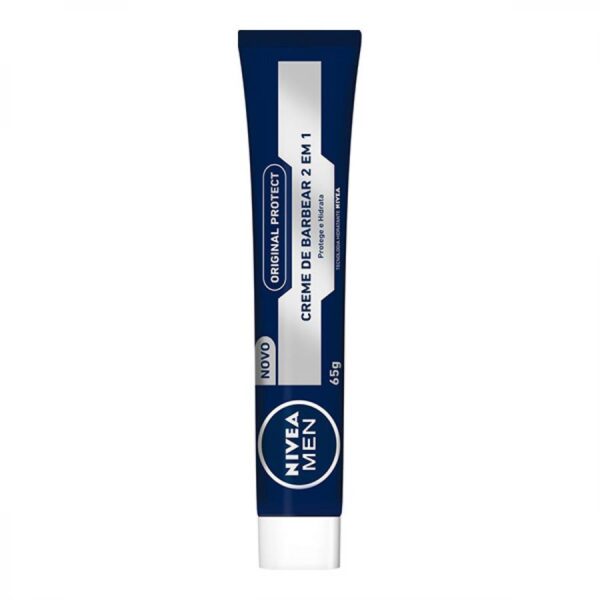 Creme de Barbear Nivea Men Original Protect Com 65g