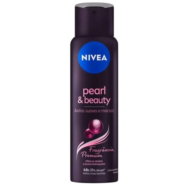 Desodorante Aerosol Nivea Black Pearl & Beauty Com 150ml