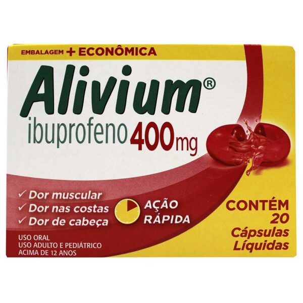 Alivium 400mg Com 20 Cápsulas Mole Cosmed - Image 2