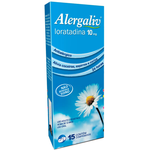 Alergaliv 10mg Com 15 Comprimidos Legrand