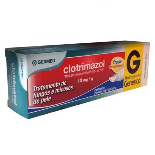 Clotrimazol 10mg/g Creme Dermatológico Com 20g Germed Genéricos - Image 2