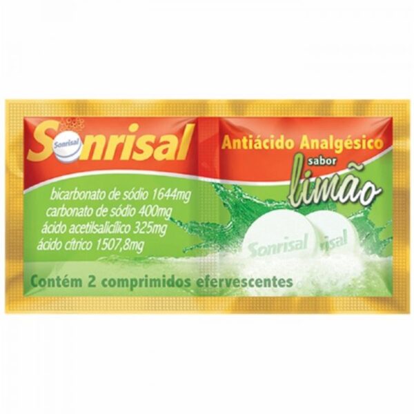 Sonrisal Limão Com 2 Comprimidos Efervescentes Glaxosmithkline