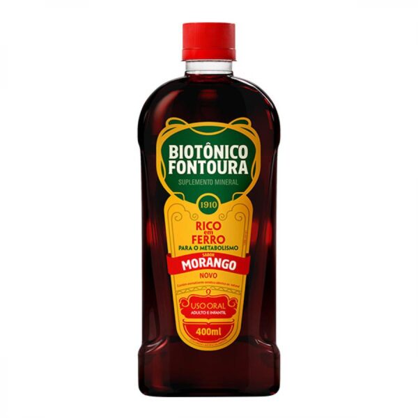 Biotônico Fontoura Morango Com 400ml Hypera - Image 2