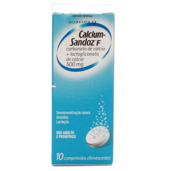 Calcium Sandoz 875mg + 1132mg Com10 Comprimidos Efervescentes Glaxosmithkline