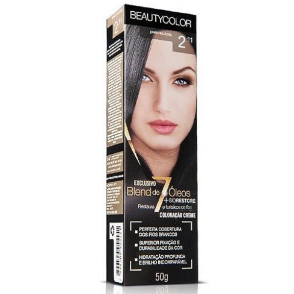 Tintura BeautyColor Creme 2.11 Preto Azulado