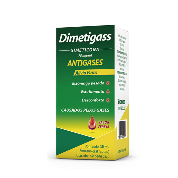 Dimetigass 75mg/ml Emulsão Oral Gotas Com 15ml Cimed