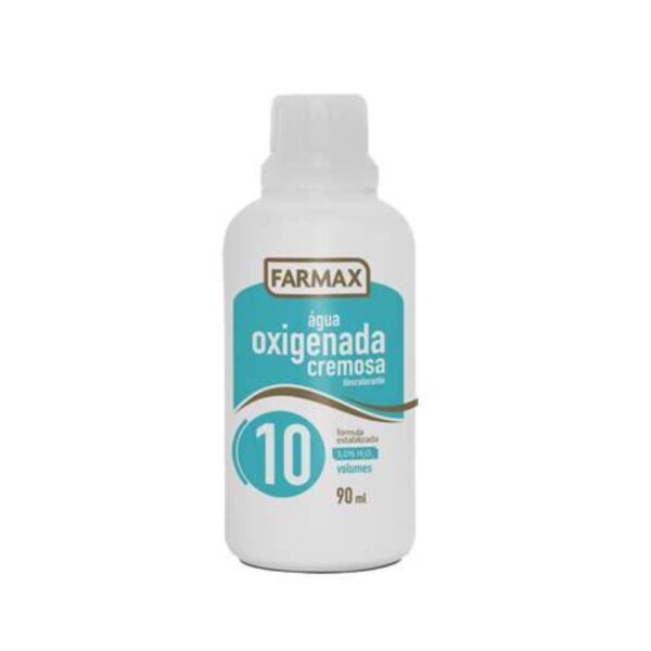 Agua Oxigenada Cremosa 10 Volumes Com 90ml Farmax