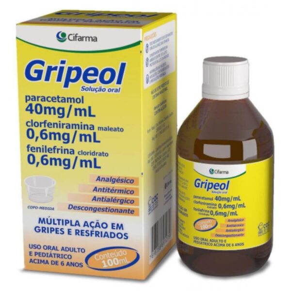 Gripeol Solução Oral Com 100ml Cifarma - Image 2