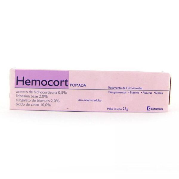 Hemocort Pomada Com 25g Com 1 Aplicador Cifarma - Image 2