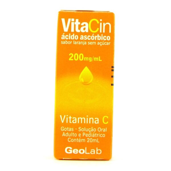 Vitacin 200mg/ml Solução Oral Gotas Com 20ml Geolab